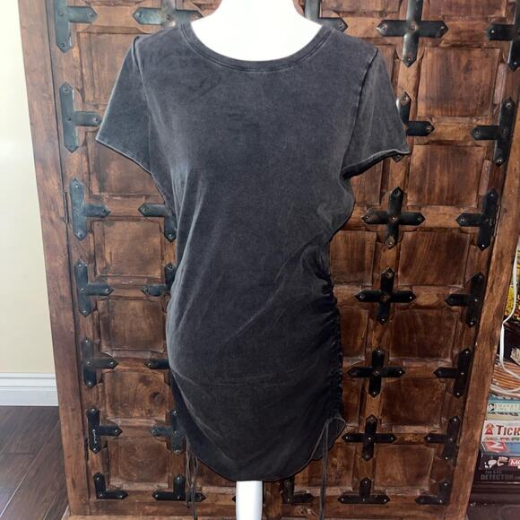 Pink VS Black Tee shirt dress Medium - Picture 2 of 4